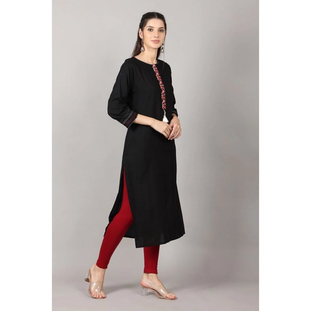 Casual 3/4 Sleeve Viscose Rayon Printed Kurti