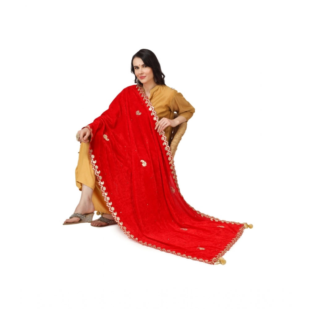 Velvet Gotta Patti Dupatta