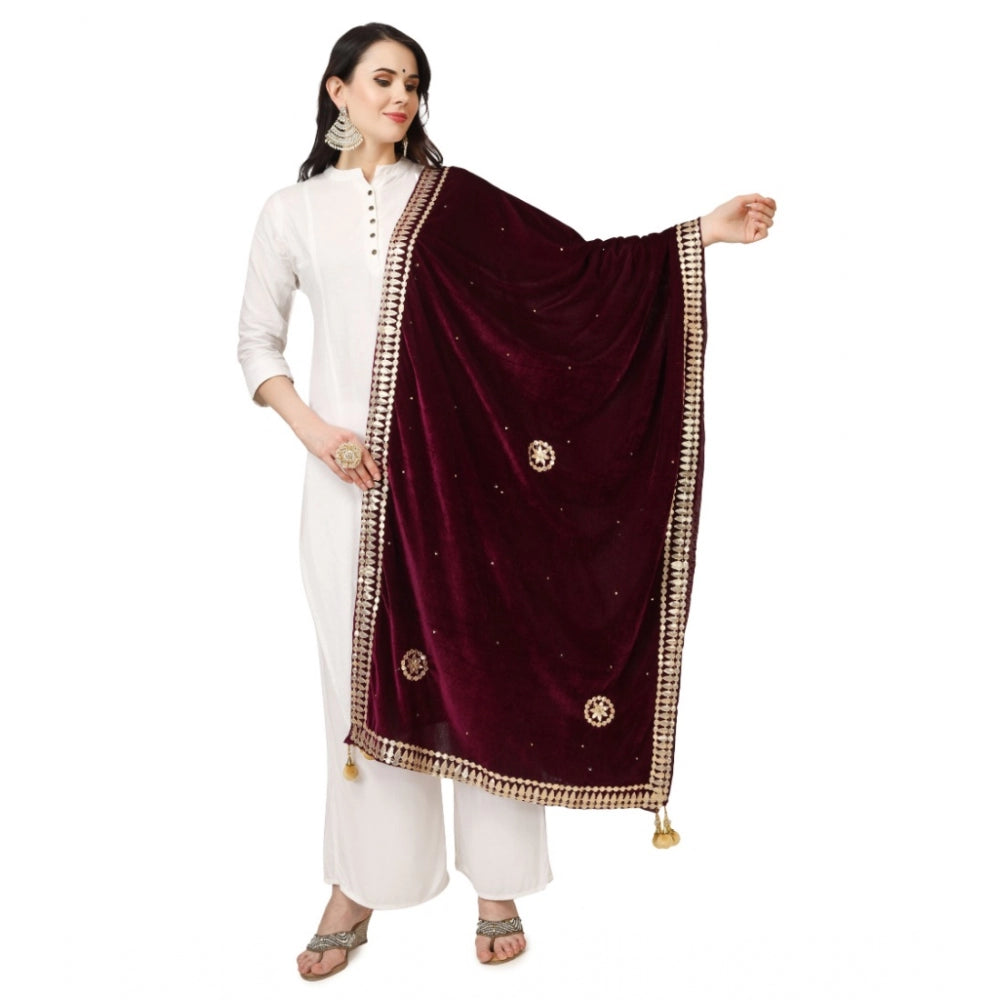 Velvet Gotta Patti Dupatta