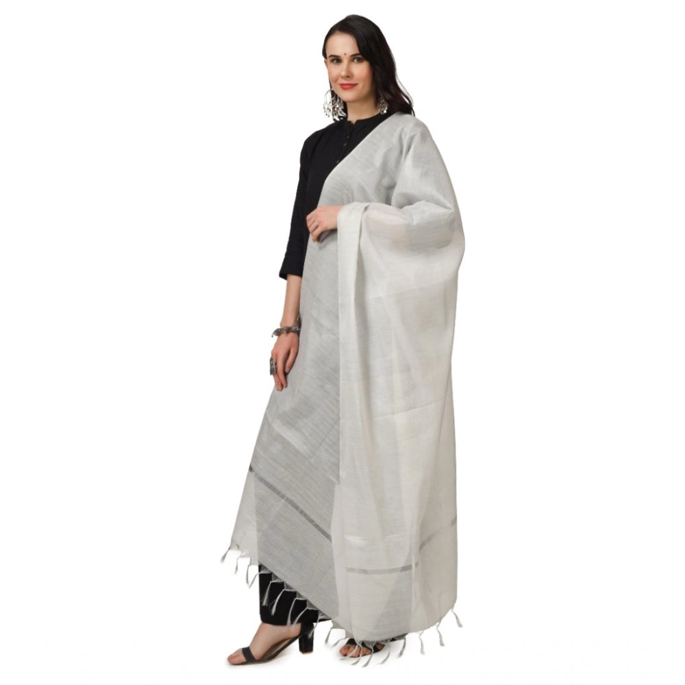 Chanderi Solid Dupatta