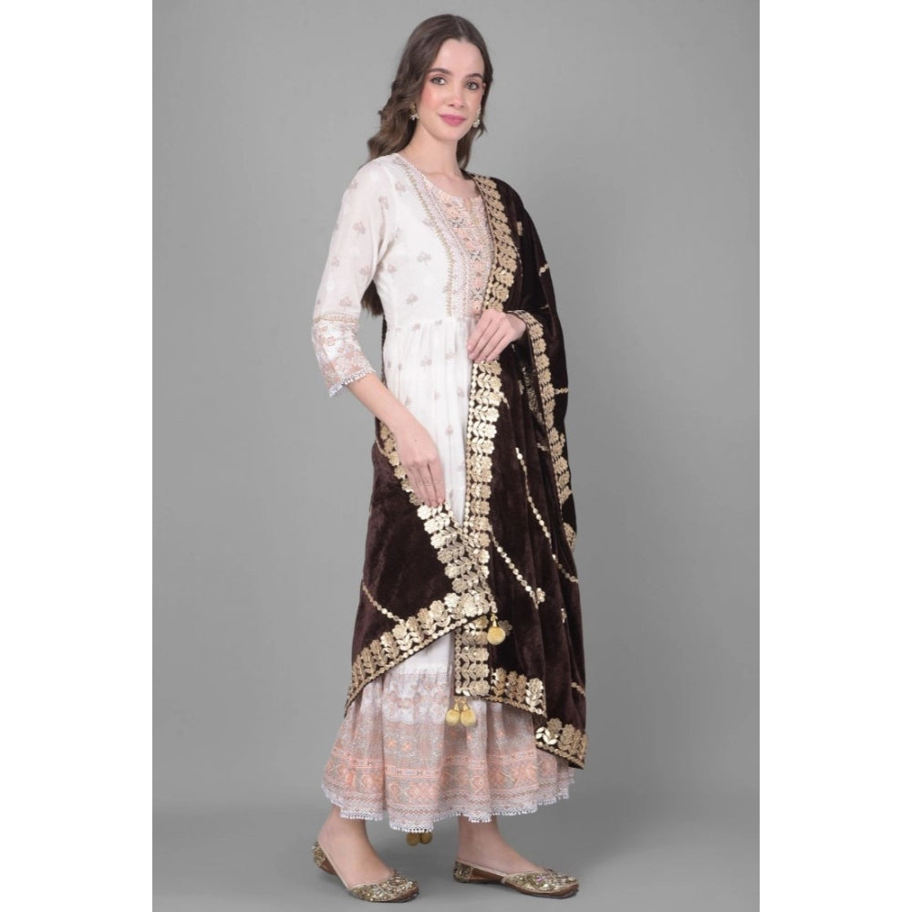 Velvet Gotta Patti Dupatta