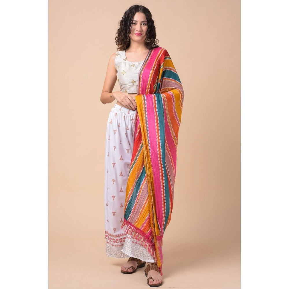 Chanderi Printed Dupatta