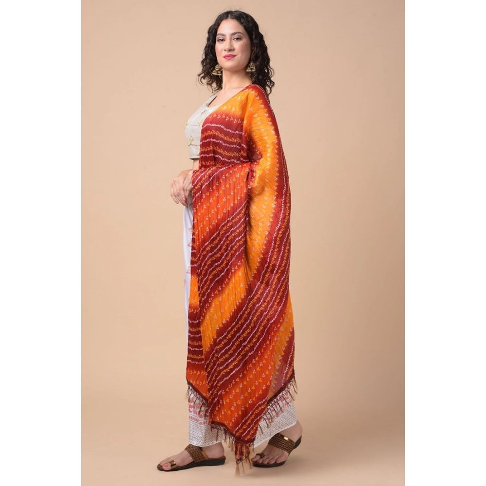 Chanderi Printed Dupatta