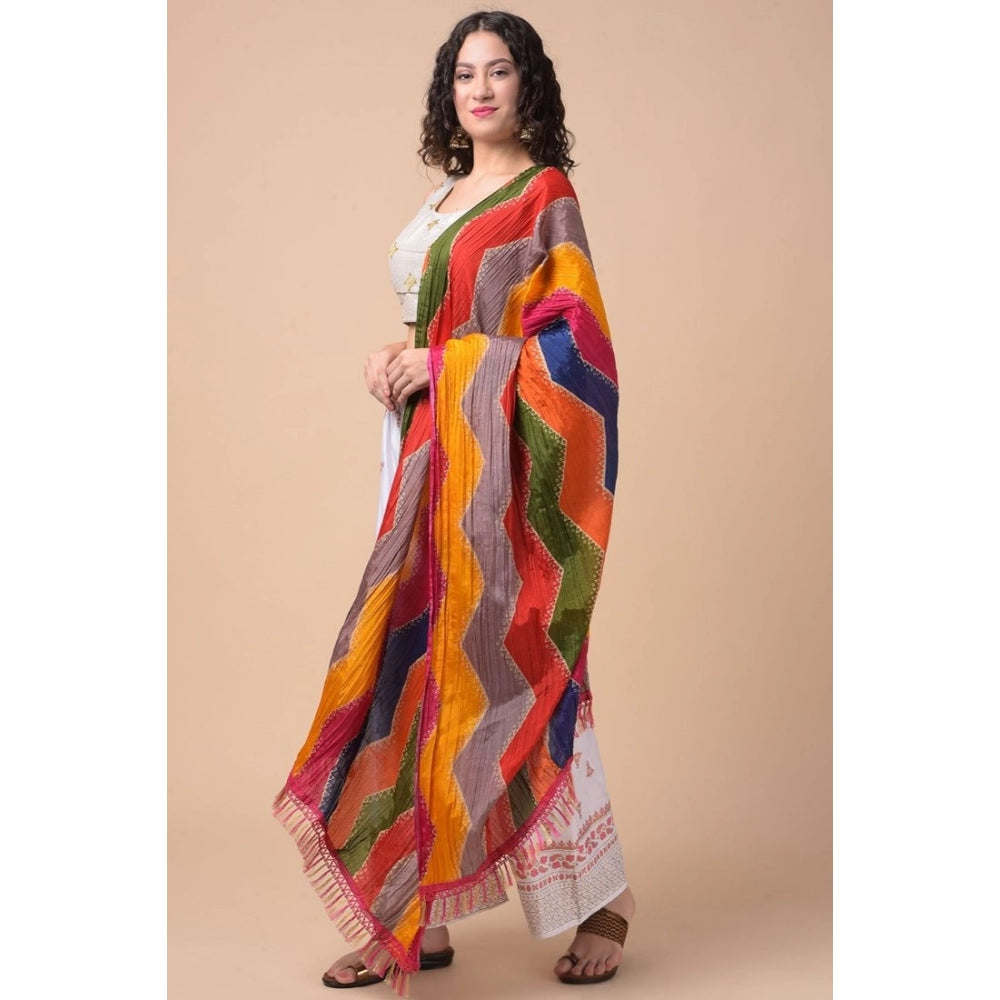 Chanderi Printed Dupatta