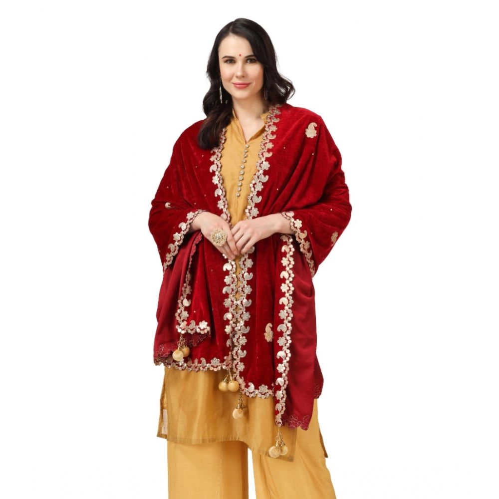 Velvet Gotta Patti Dupatta