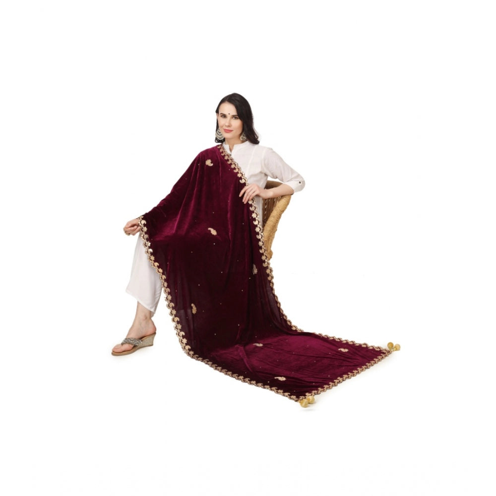 Velvet Gotta Patti Dupatta