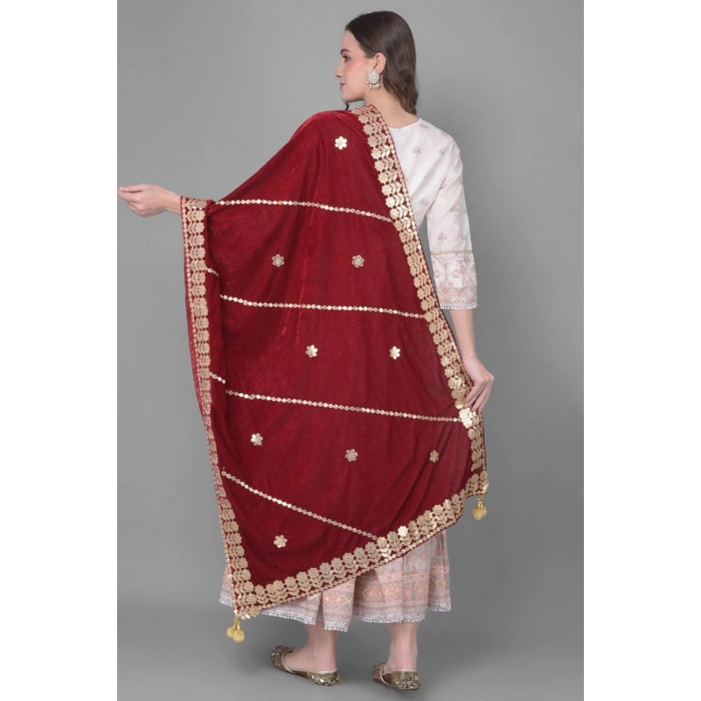 Velvet Gotta Patti Dupatta