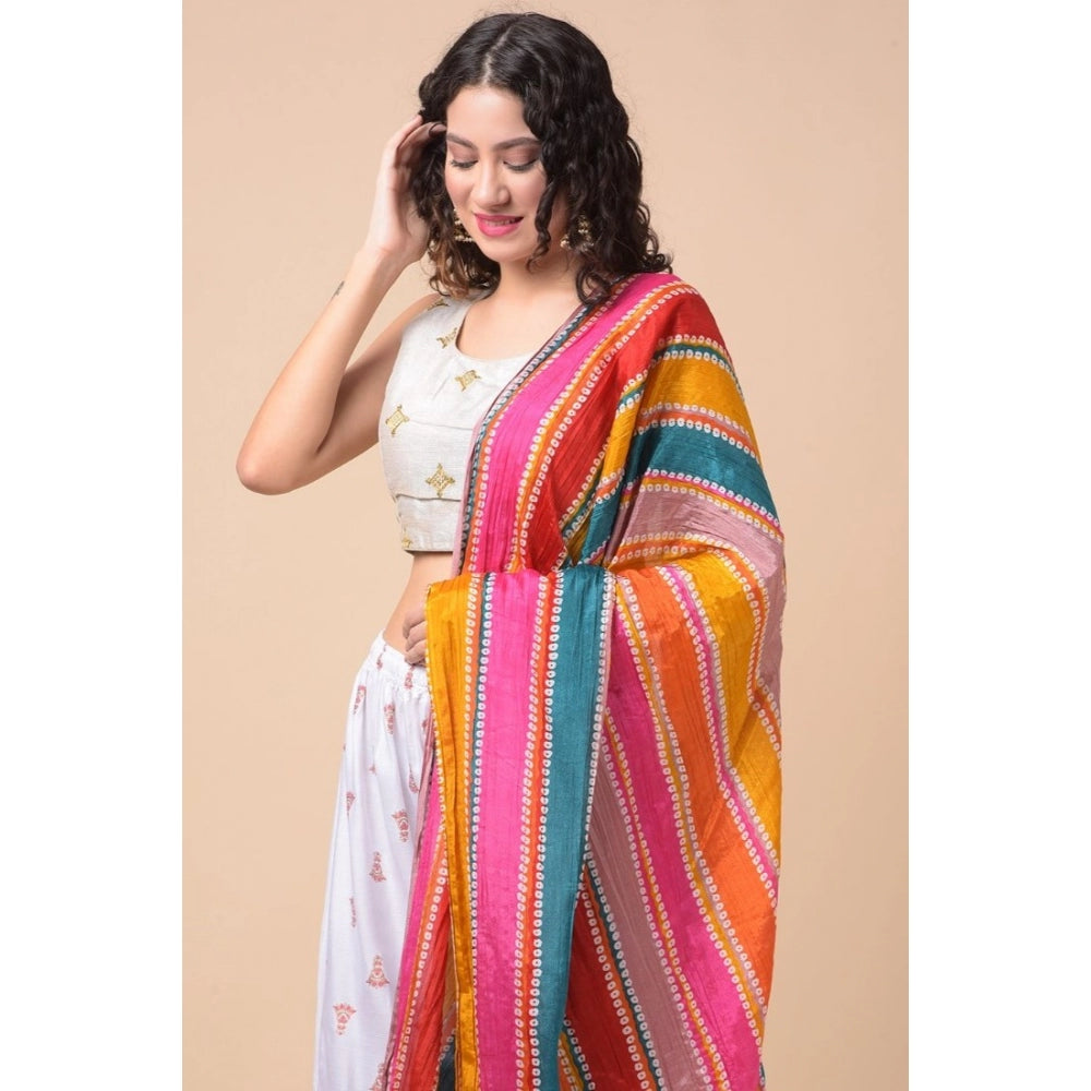 Chanderi Printed Dupatta