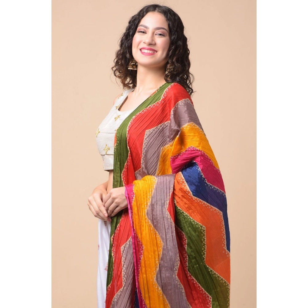 Chanderi Printed Dupatta