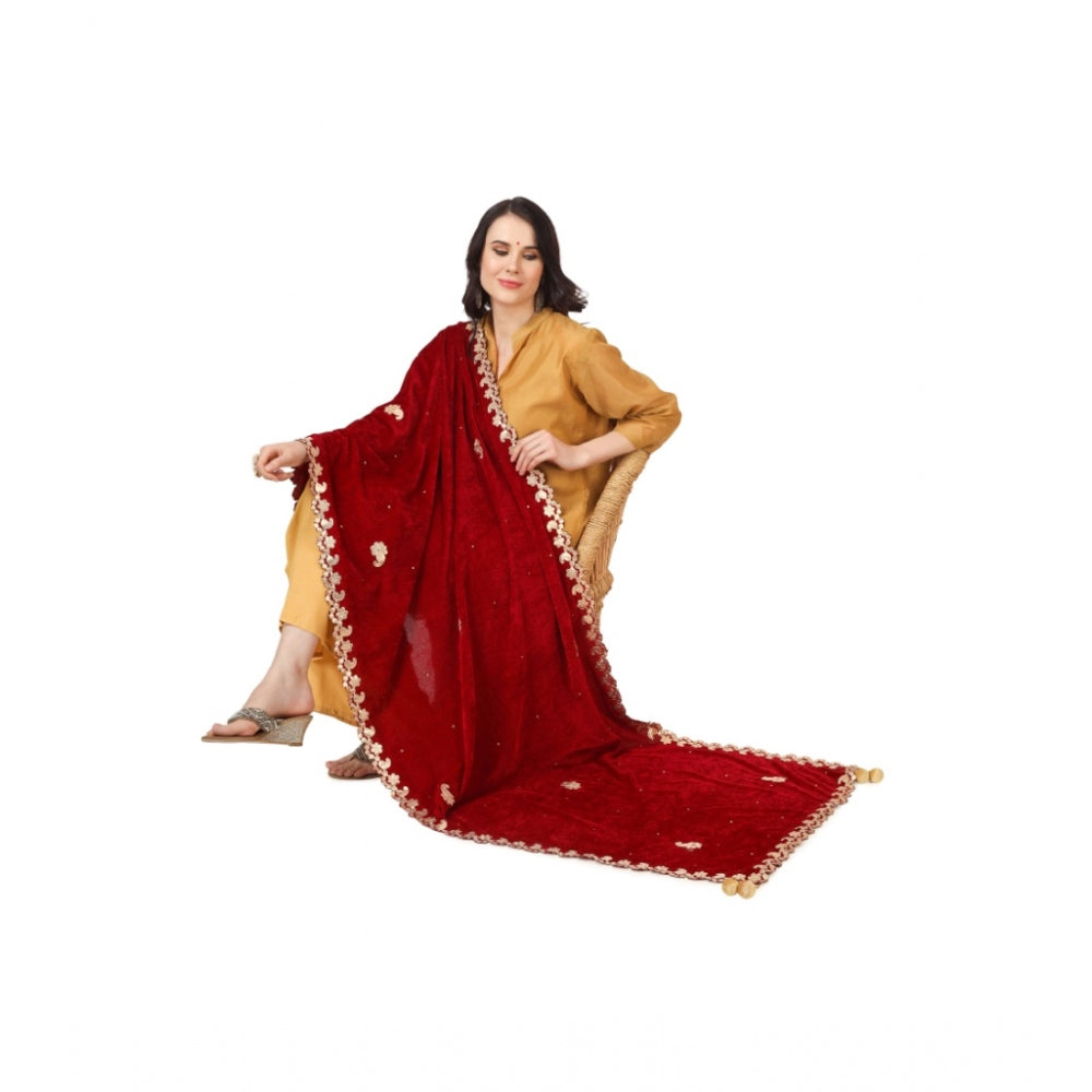 Velvet Gotta Patti Dupatta