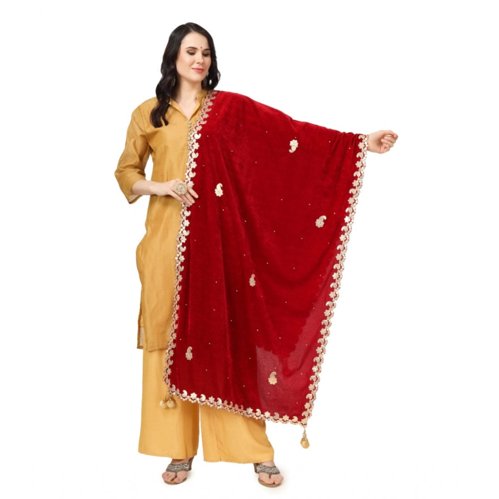 Velvet Gotta Patti Dupatta