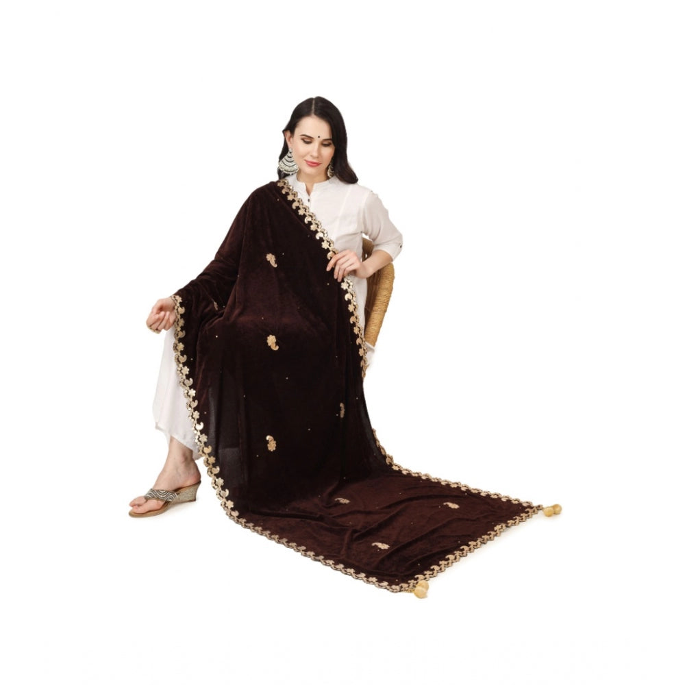 Velvet Gotta Patti Dupatta