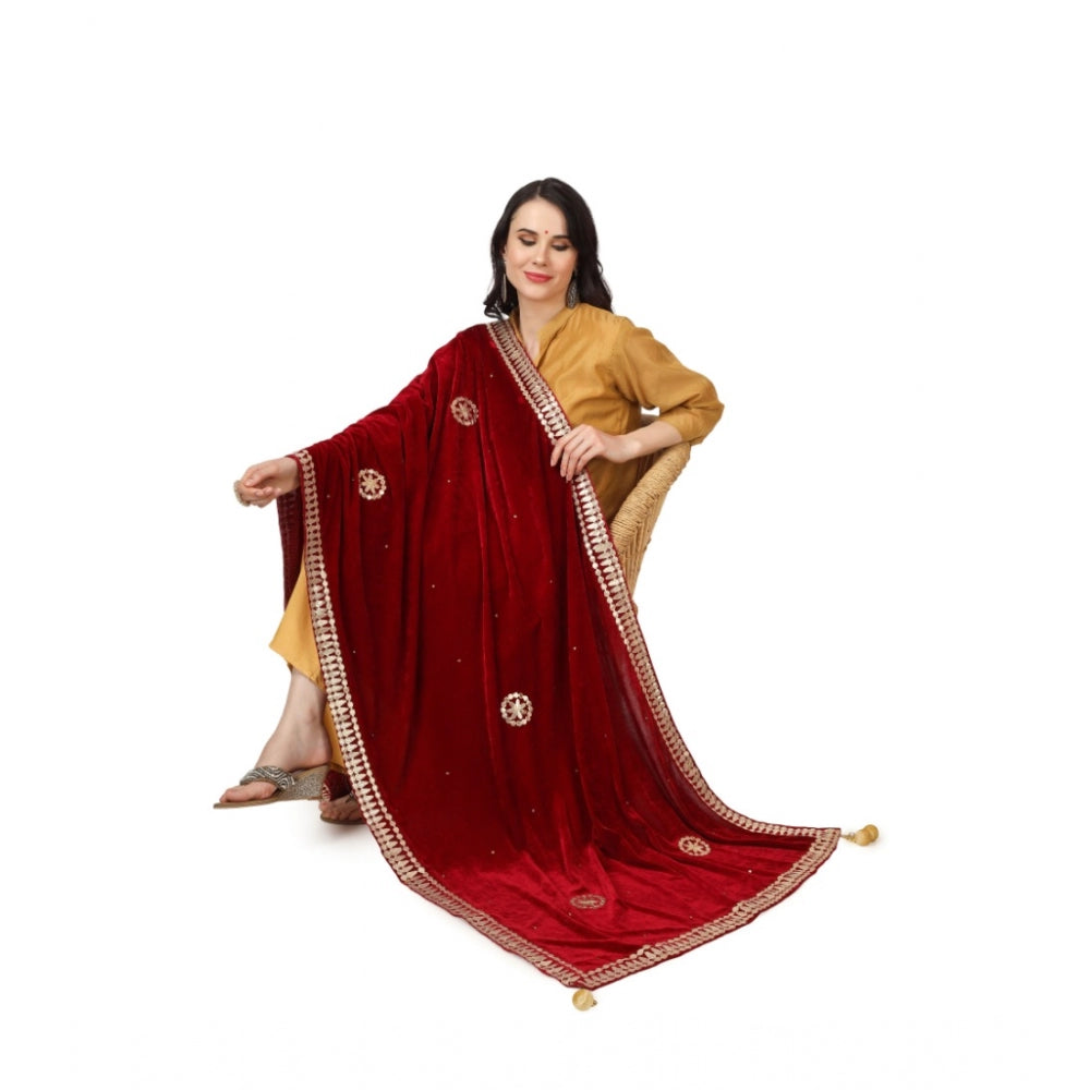 Velvet Gotta Patti Dupatta