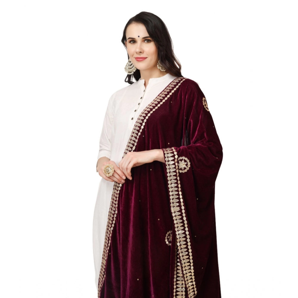 Velvet Gotta Patti Dupatta