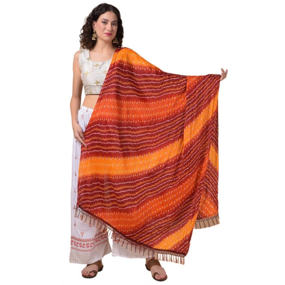 Chanderi Printed Dupatta