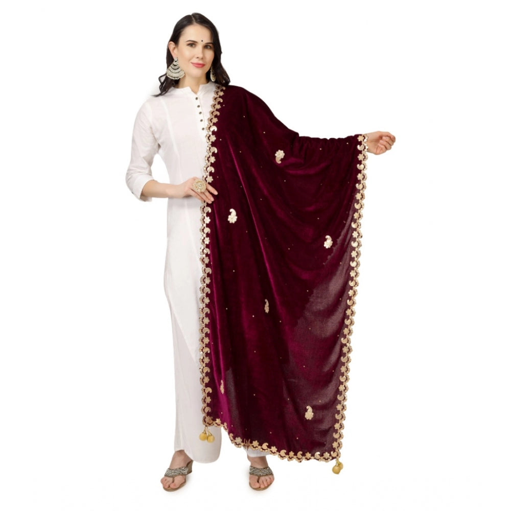 Velvet Gotta Patti Dupatta