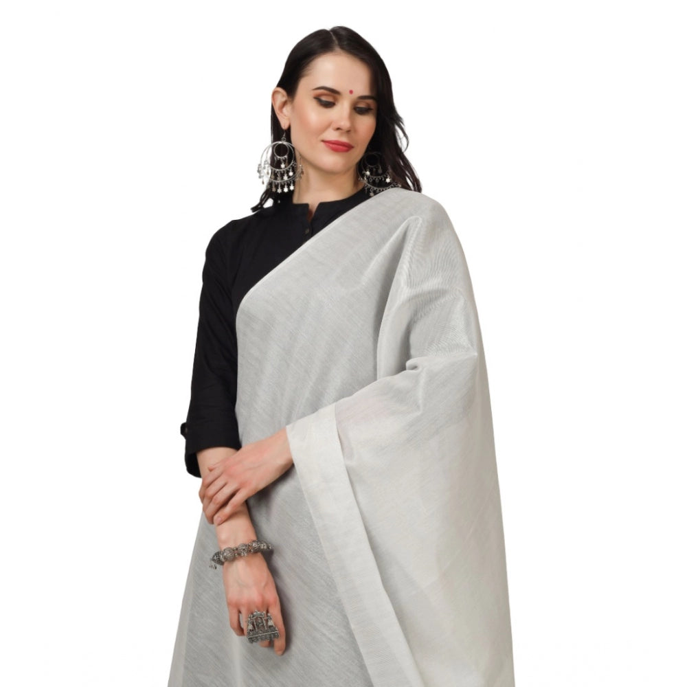 Chanderi Solid Dupatta