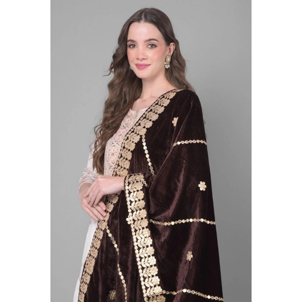 Velvet Gotta Patti Dupatta