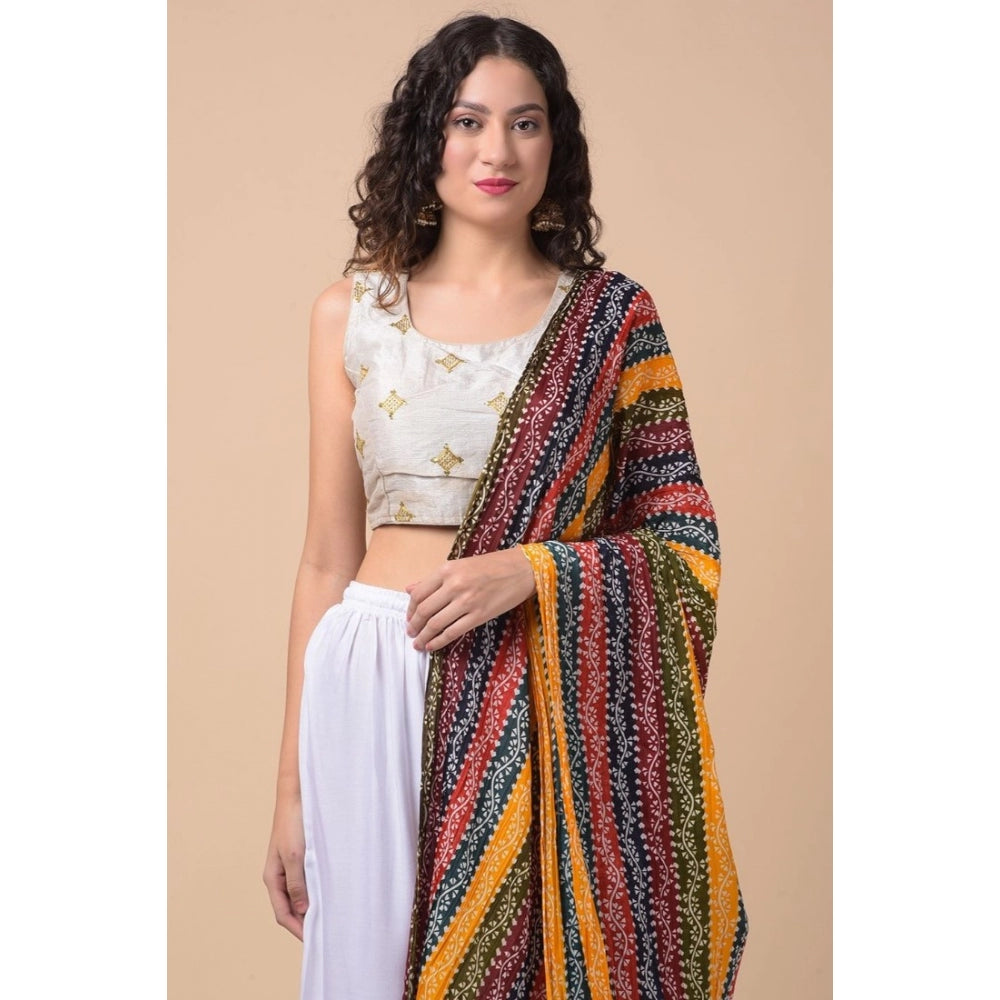 Chanderi Printed Dupatta