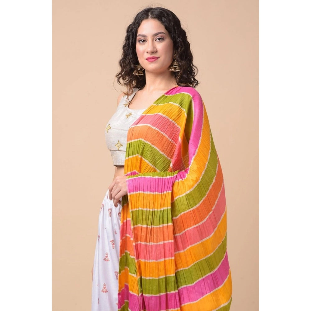 Chanderi Printed Dupatta