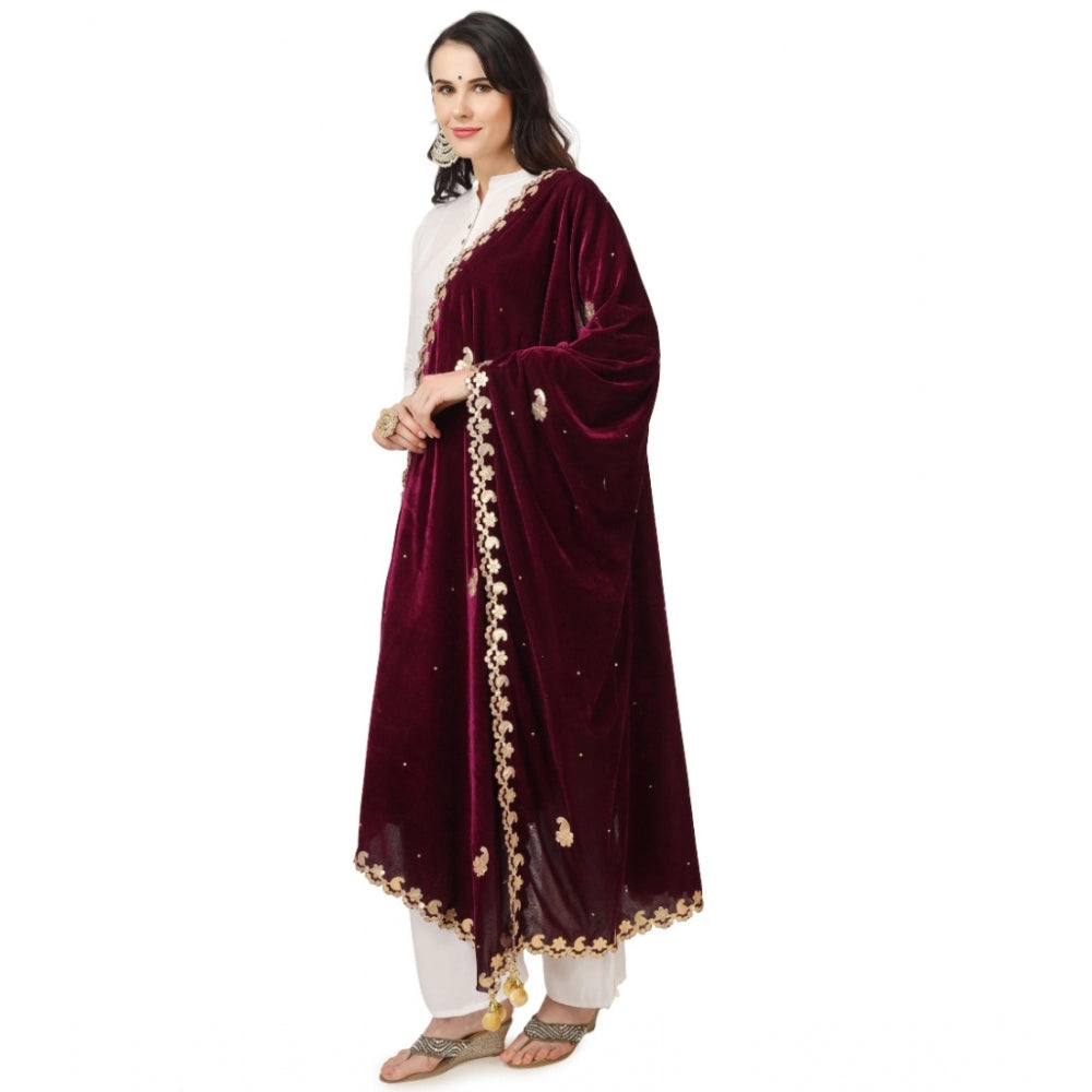 Velvet Gotta Patti Dupatta