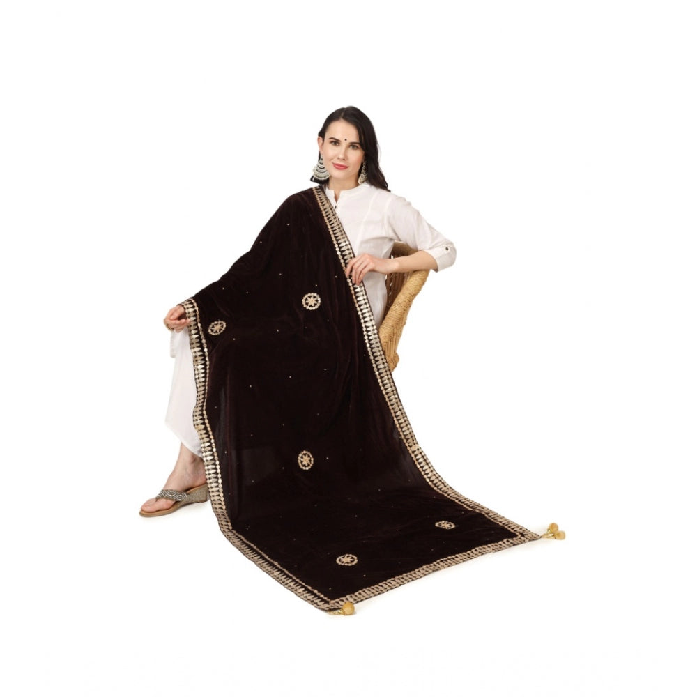 Velvet Gotta Patti Dupatta