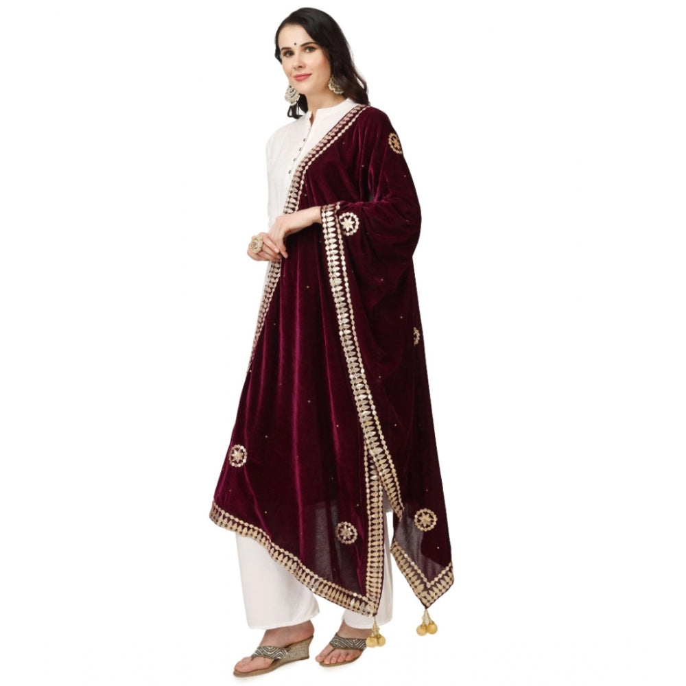 Velvet Gotta Patti Dupatta