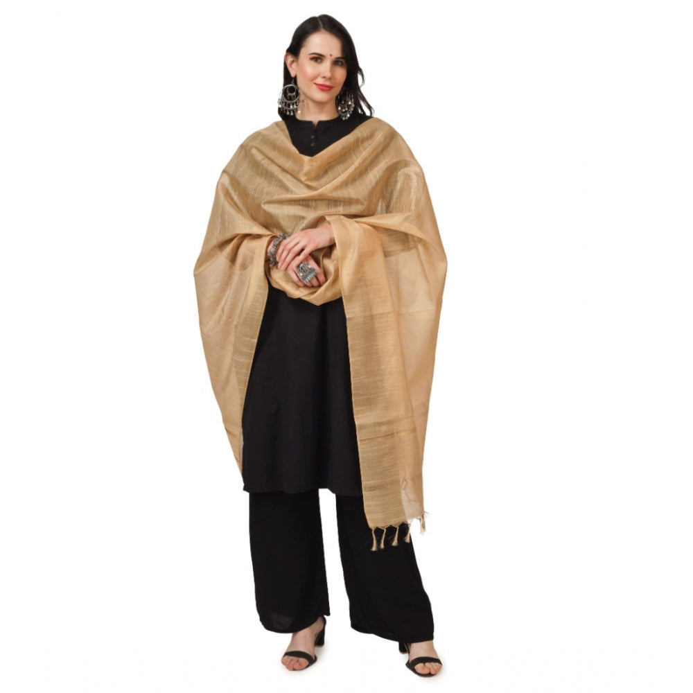 Chanderi Solid Dupatta