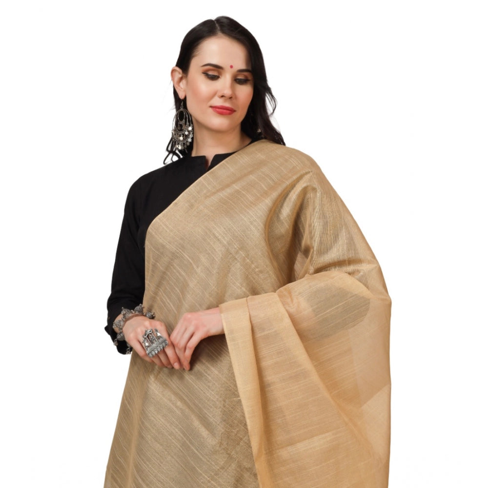 Chanderi Solid Dupatta