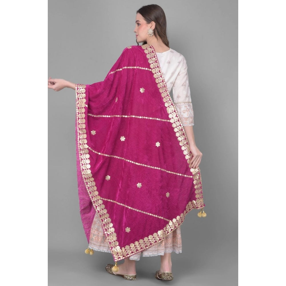 Velvet Gotta Patti Dupatta