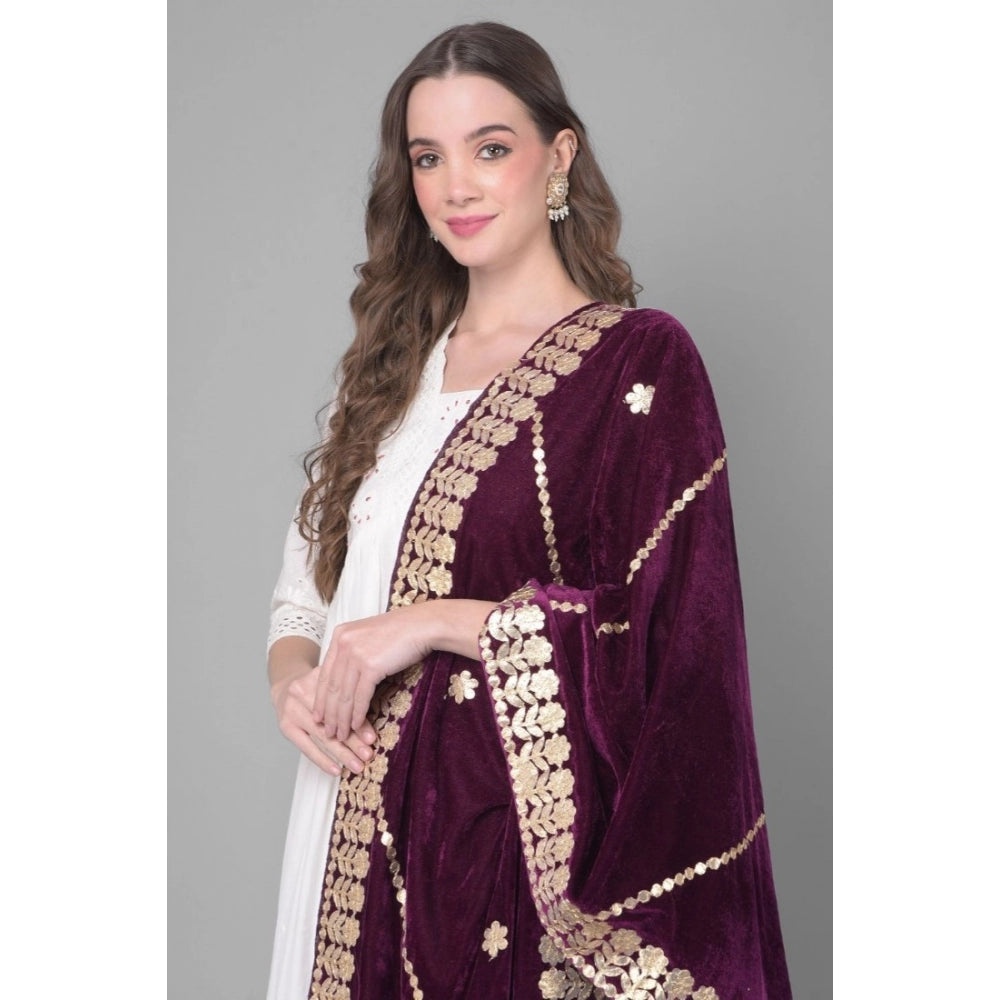 Velvet Gotta Patti Dupatta