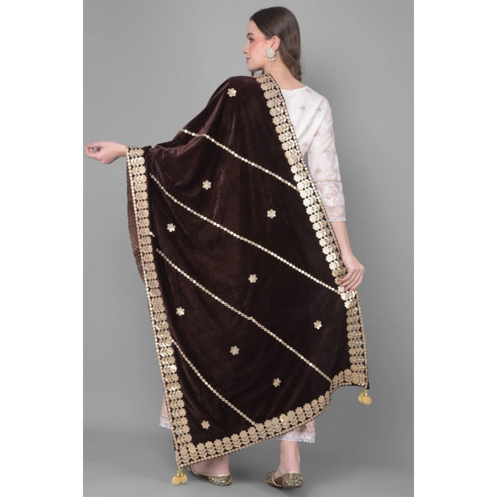 Velvet Gotta Patti Dupatta