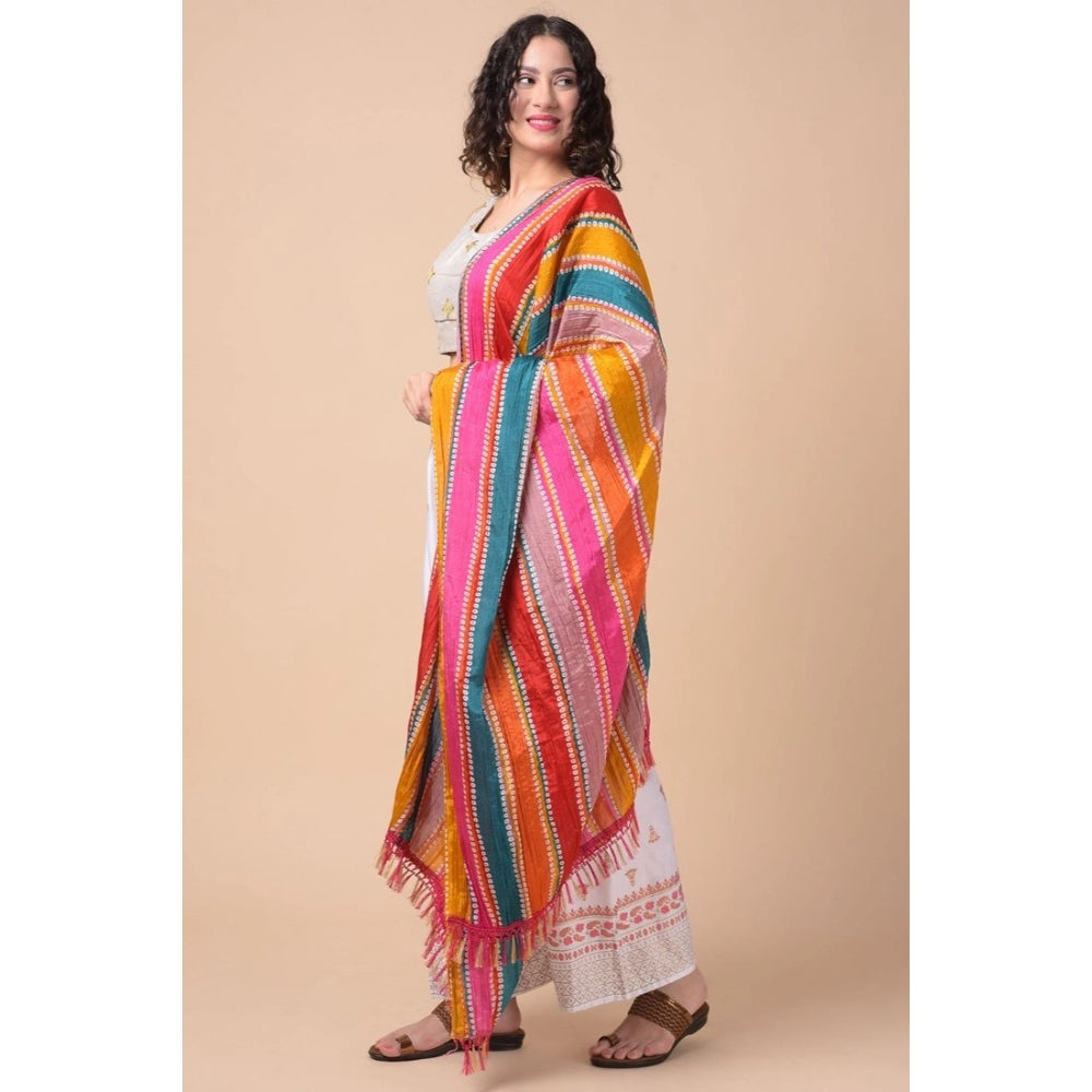 Chanderi Printed Dupatta