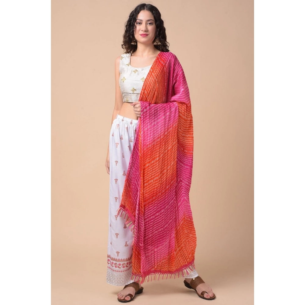 Chanderi Printed Dupatta