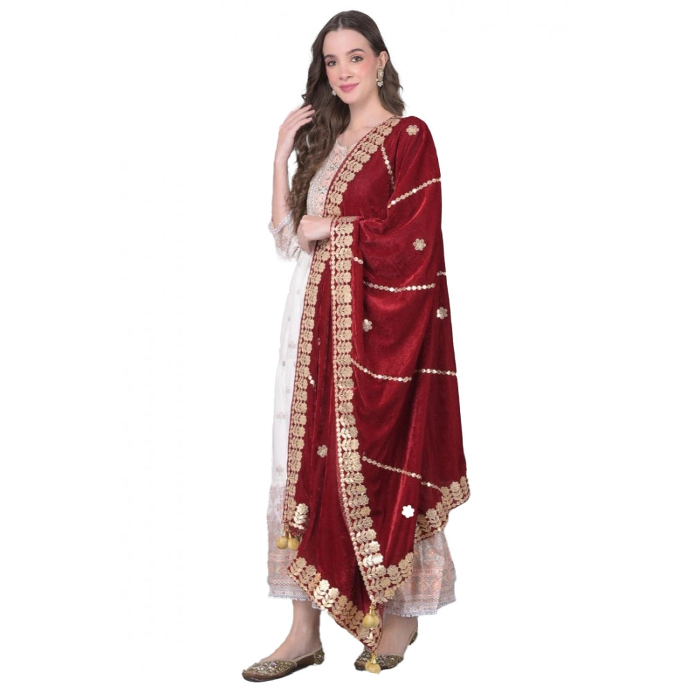 Velvet Gotta Patti Dupatta