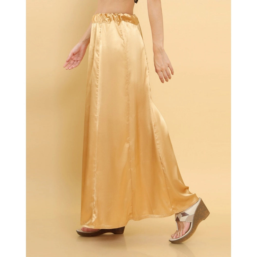 Silk Solid Free Size Petticoat