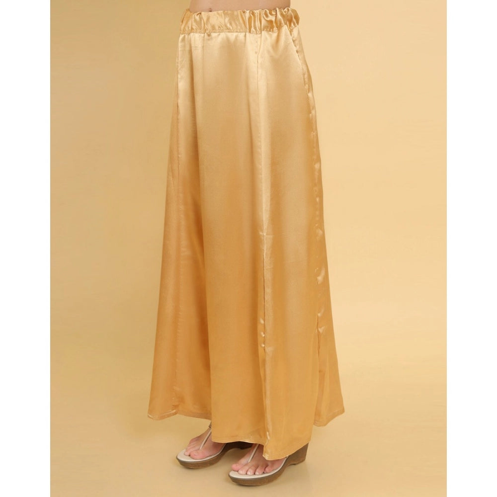 Silk Solid Free Size Petticoat