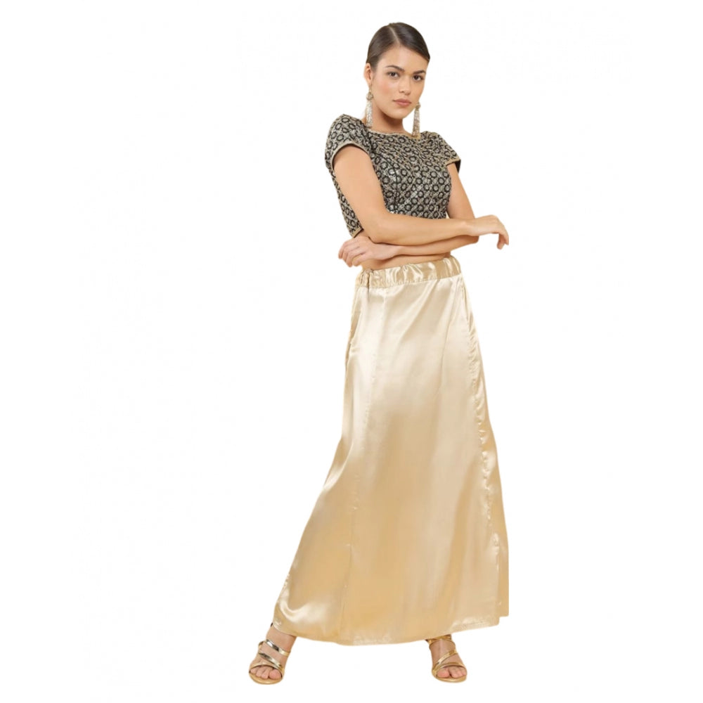 Silk Solid Free Size Petticoat