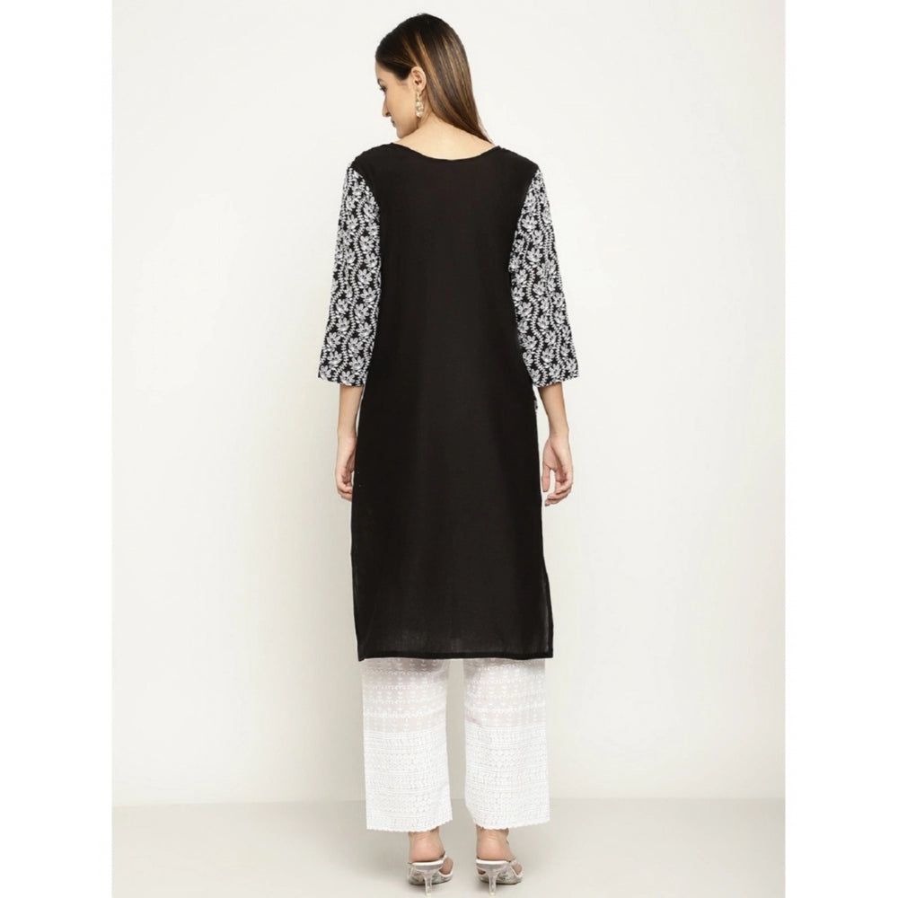 Casual 3/4th Sleeve Printed Cotton Kurti