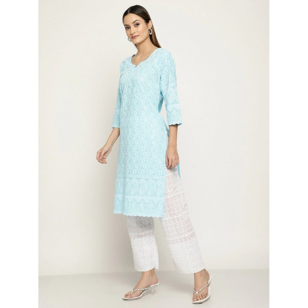 Casual 3/4th Sleeve Printed Cotton Kurti