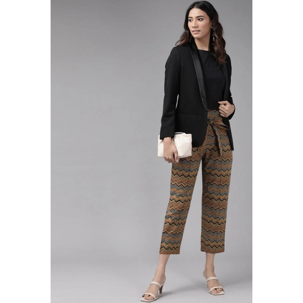 Casual  Printed Cotton Trouser Pant