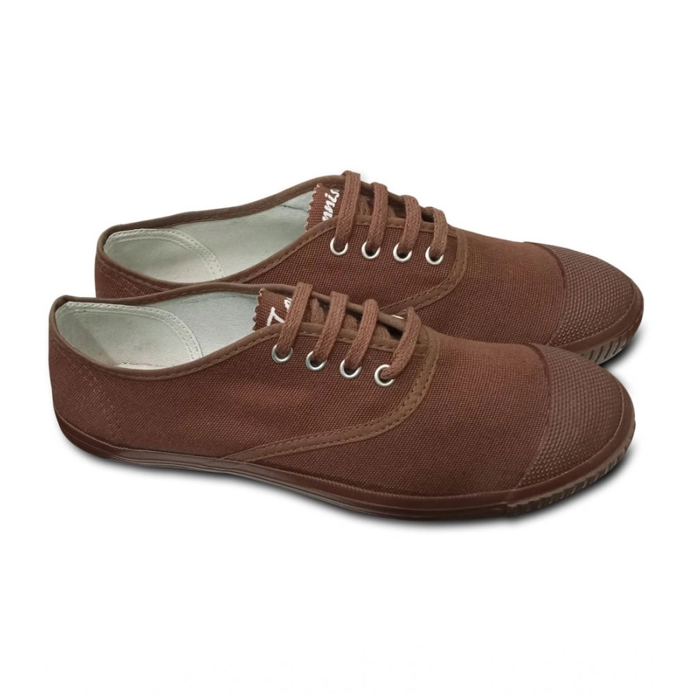 Unisex Cotton School Shoe Lace-Up