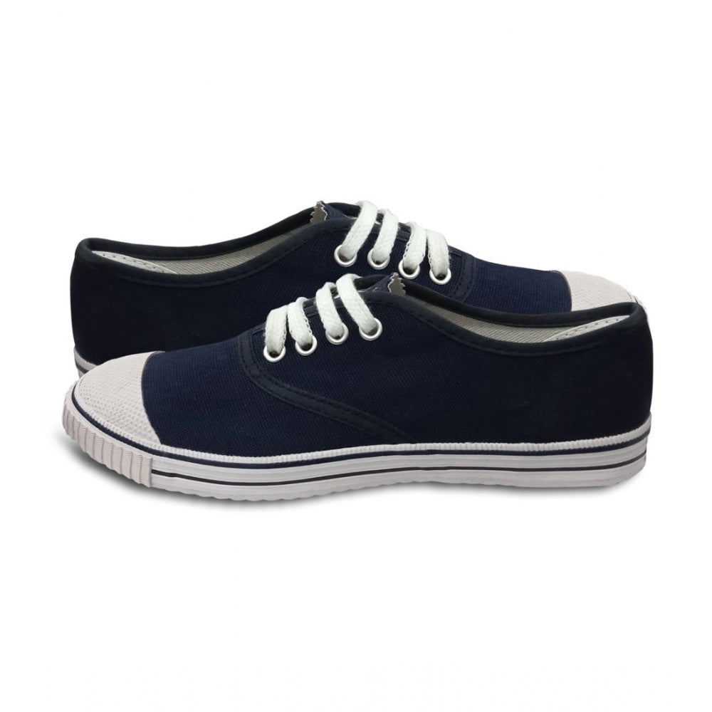 Unisex Cotton School Shoe Lace-Up