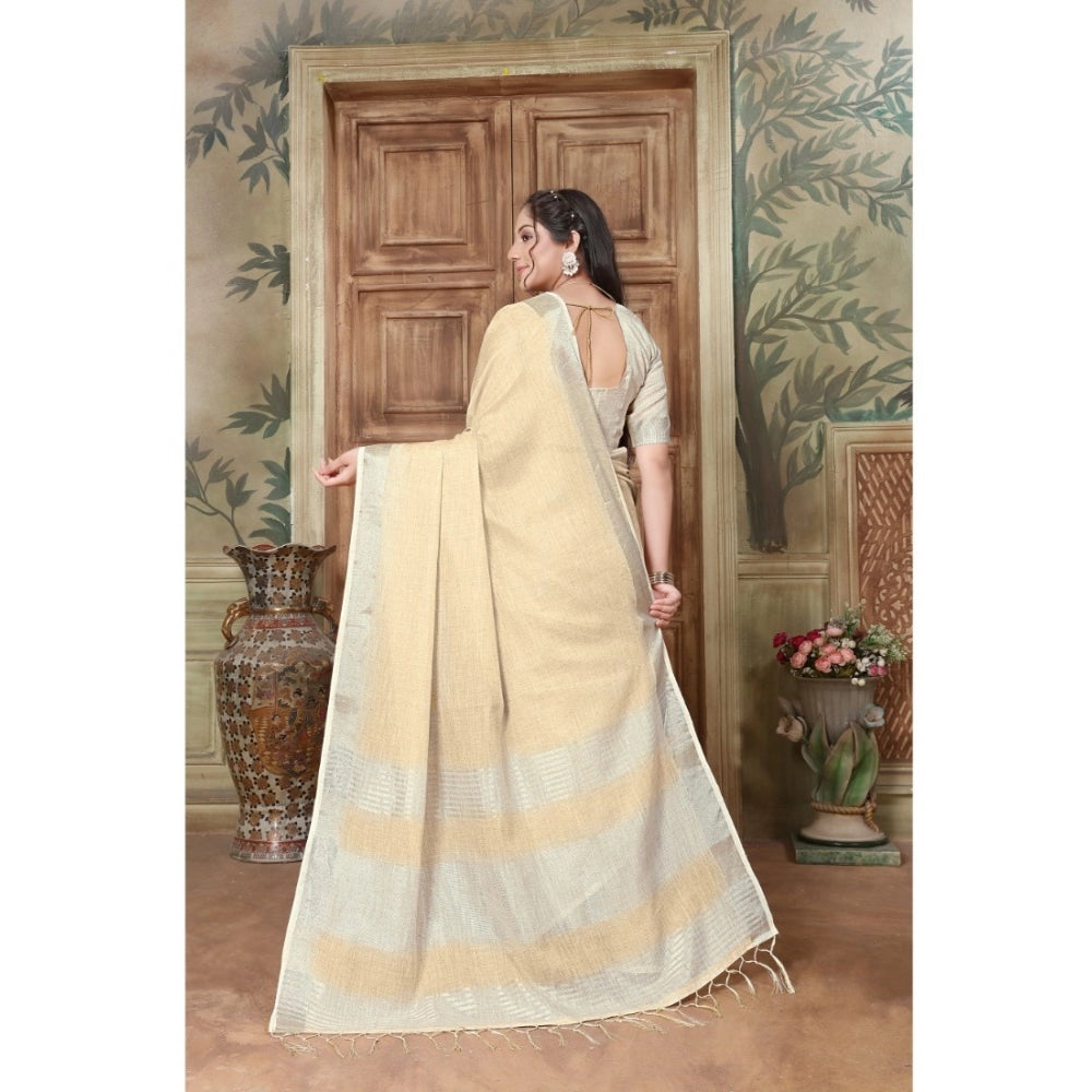   Organza Printed Saree With Unstitched Blouse