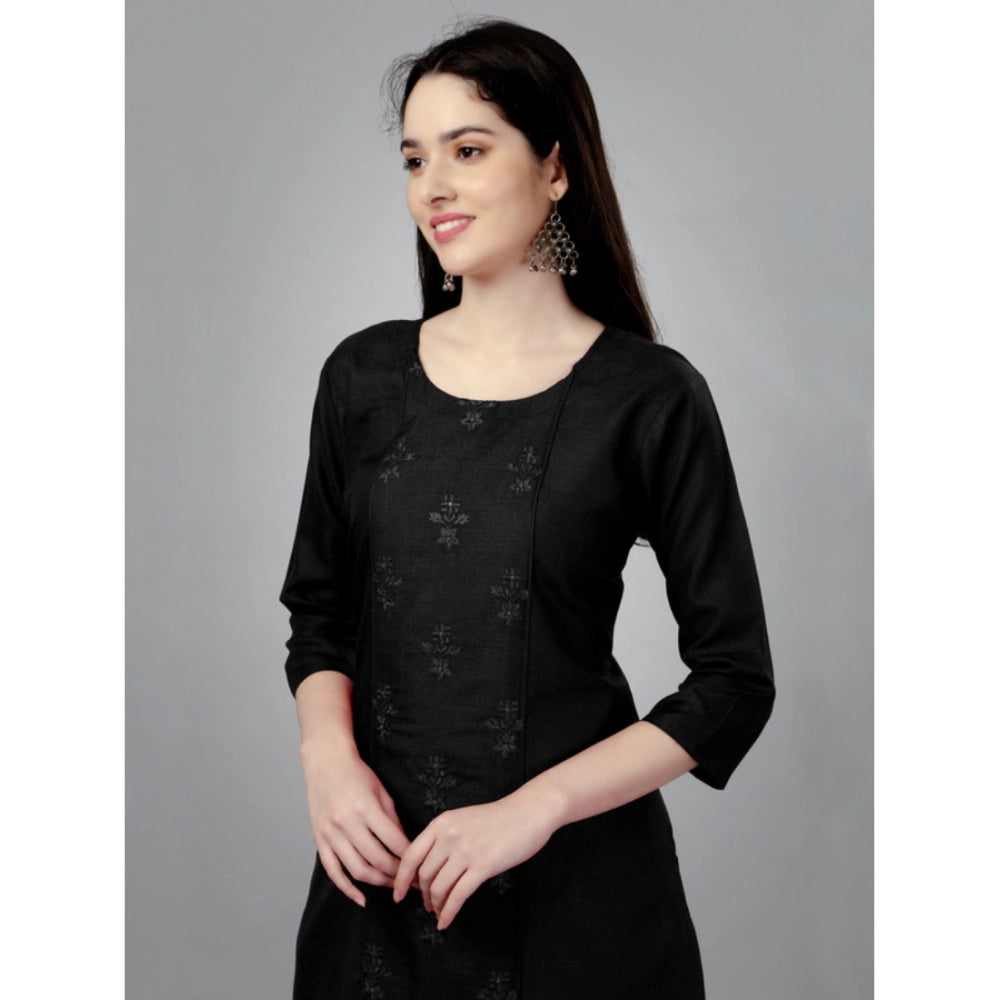 Casual 3-4 th Sleeve Embroidery Cotton Kurti