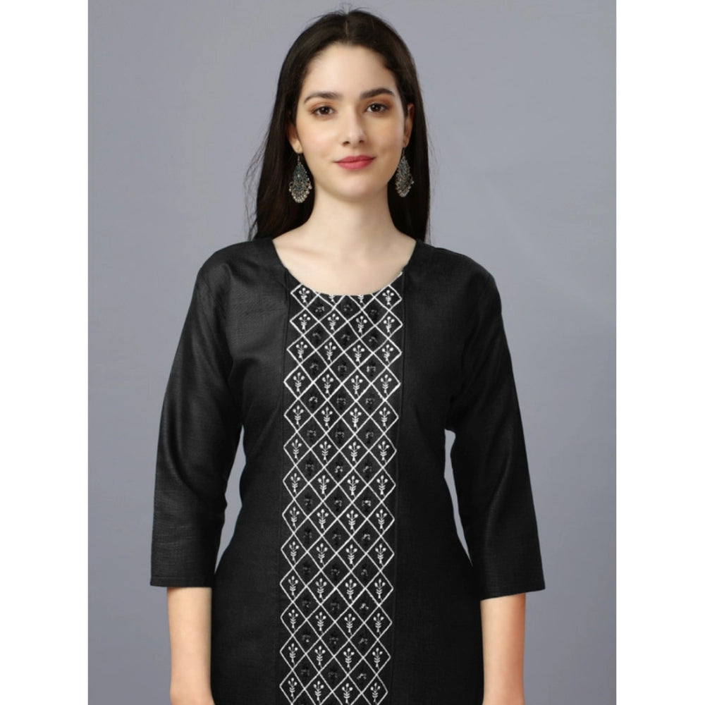 Casual 3-4 th Sleeve Embroidery Cotton Kurti