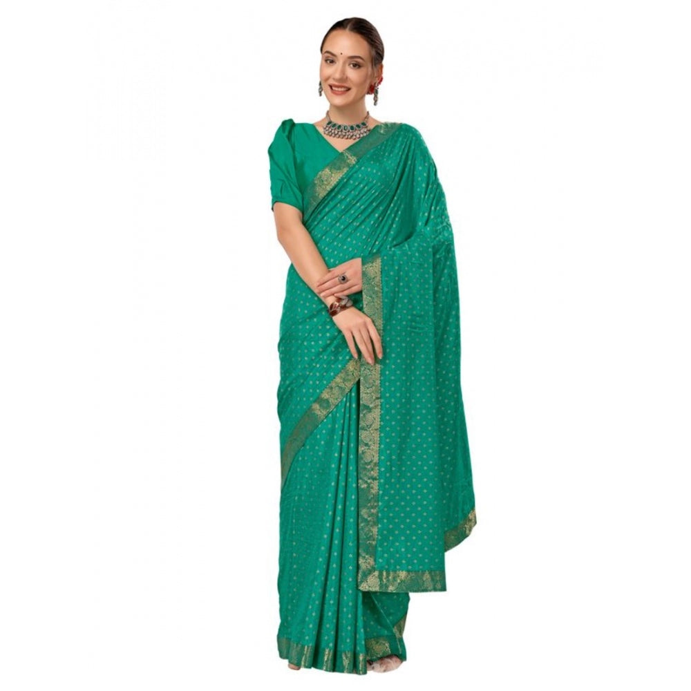 Vichitra Bandhani Saree With Unstitched Blouse