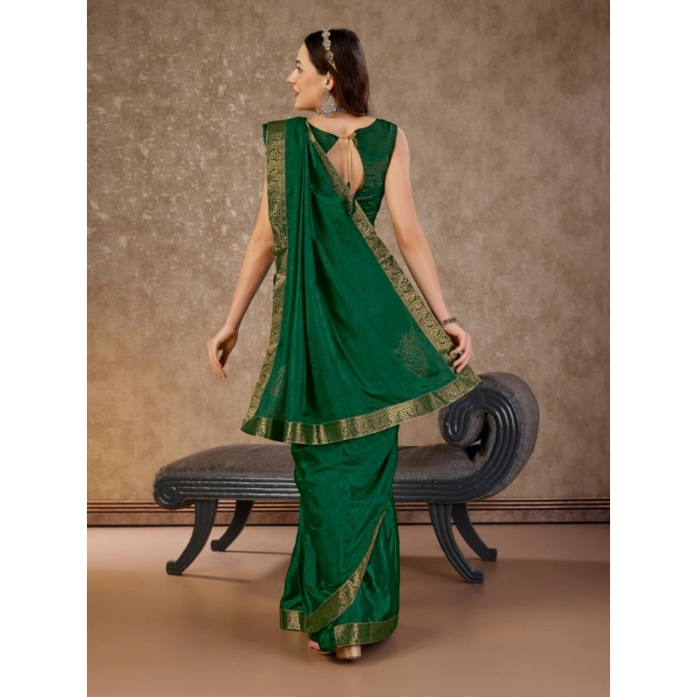 Vichitra Swiroshki Butta Saree With Unstitched Blouse