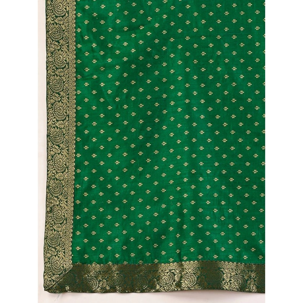 Vichitra Bandhani Saree With Unstitched Blouse