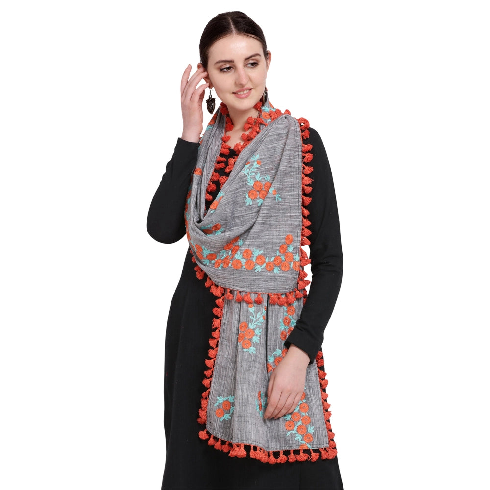 Cotton Embroidered Dupatta